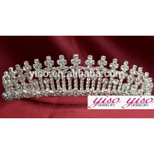 Accesorio de la boda a granel princesa rhinestone tiaras